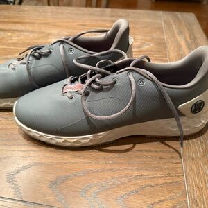 G/FORE Charcoal and Cream Athletic Shoes